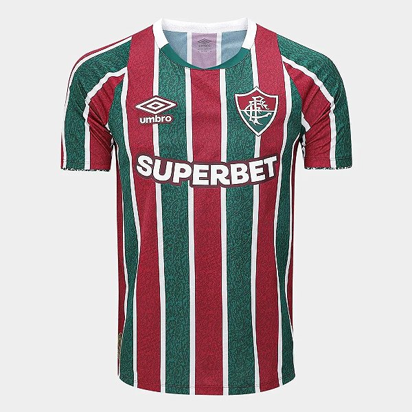 Camiseta Masc Fluminense Oficial 1 2024 Torcedor