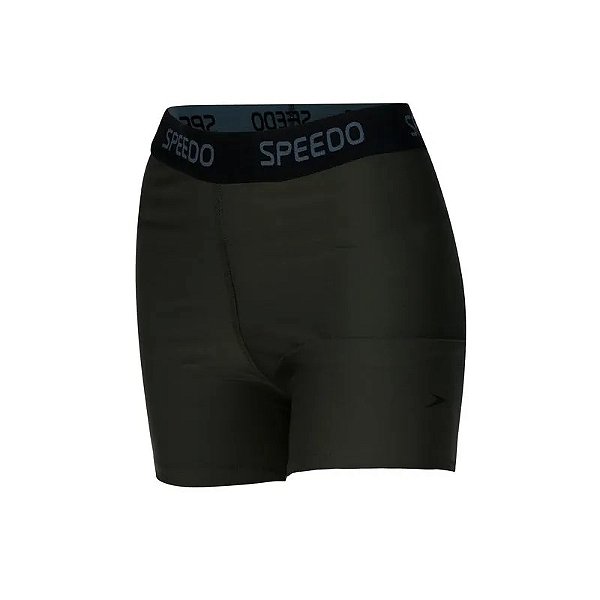 Shorts Speedo Com Elástico Personalizado (Verde Mlitar)
