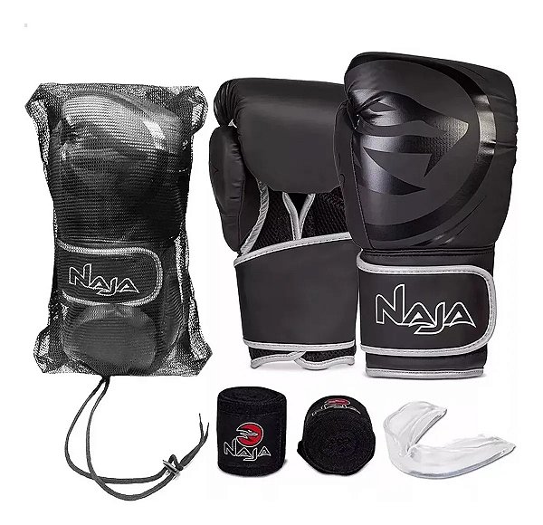 Kit Naja Black Line preto/prata BK/SV