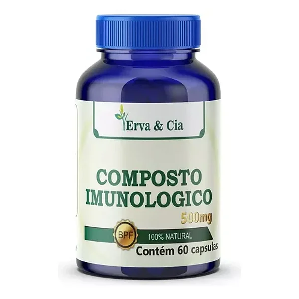 Composto Imunológico 500mg 60 cápsulas