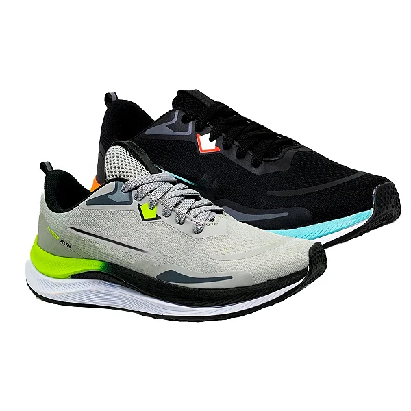 Kit 2 Tênis Masculino de Corrida Free-Run