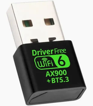 Adaptador WiFi 6 + Bluetooth 5.4 USB Adapter AX900
