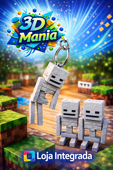 Chaveiro Articulado Minicraft