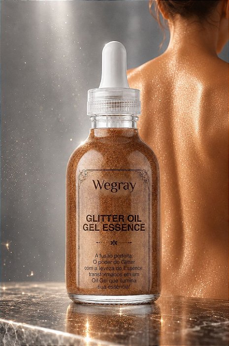 Iluminador Corporal Wegray Glitter Oil Gel Essence 100ml – Feminino