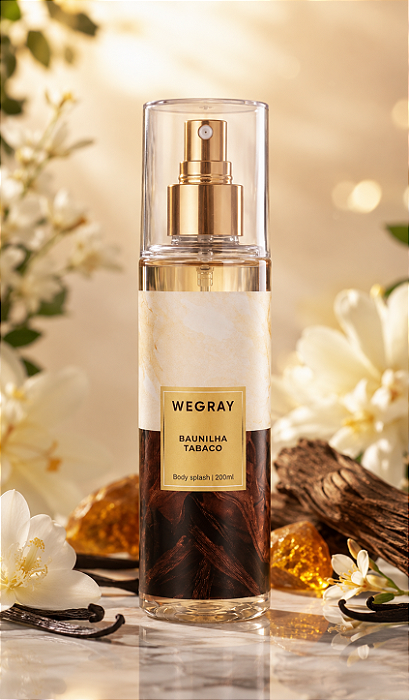 Body Splash Wegray Baunilha e Tabaco 200ml – Masculino
