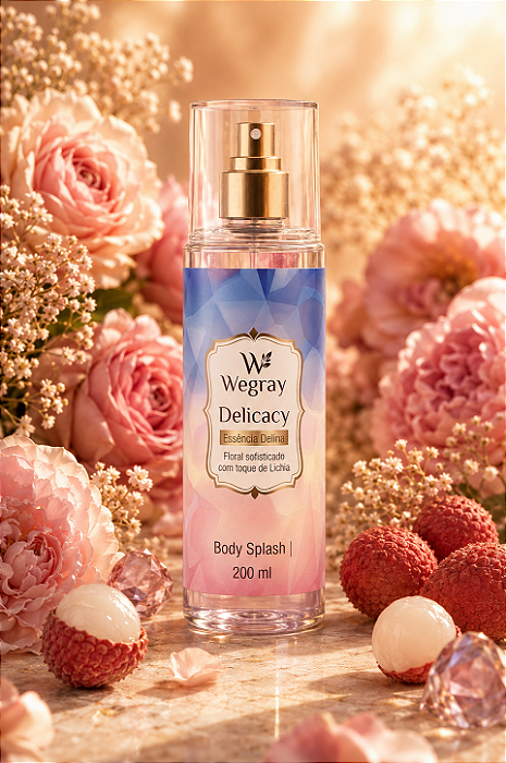 Body Splash Wegray Delicacy 200ml – Floral Feminino