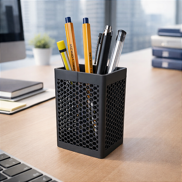 Porta Caneta Organizador – Moderno, Resistente e Funcional