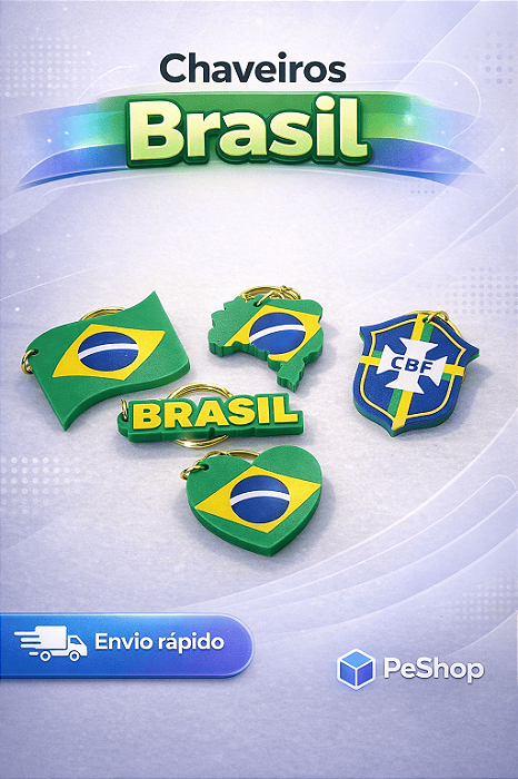 Chaveiros do Brasil - Diversos Modelos