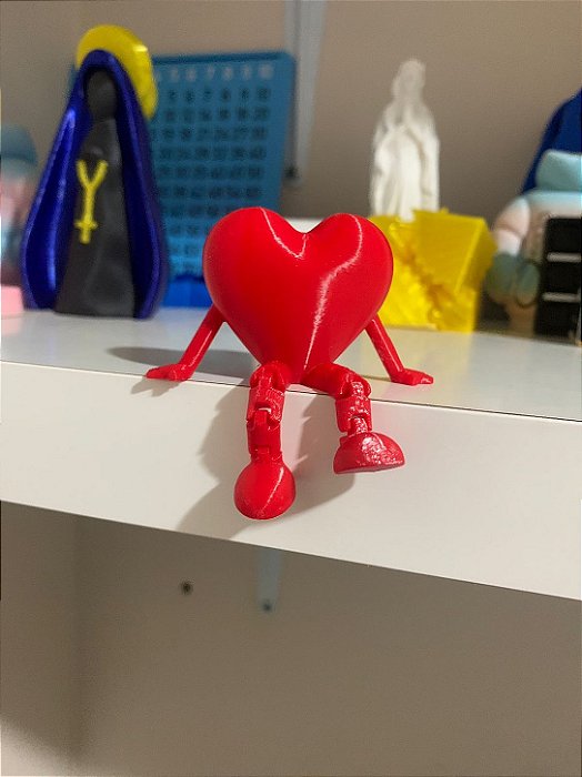 Coração Articulado - Dia dos Namorados - Em Impressão 3D