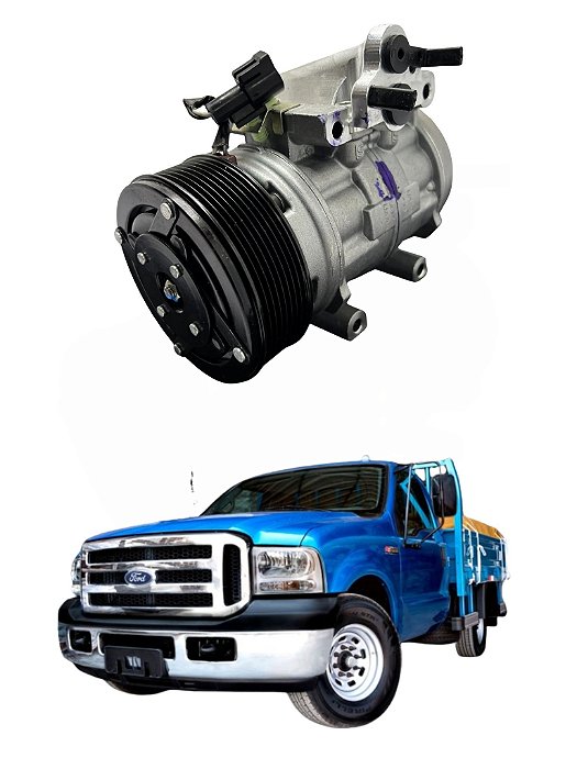 COMPRESSOR DO AR-CONDICIONADO F350/F4000 DE 2006 A 2019