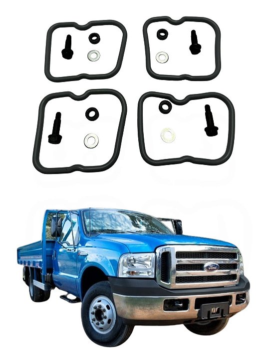 JOGO DE JUNTAS DA TAMPA DE VALVULAS F350 F4000 SERIE B 1998 A 2012