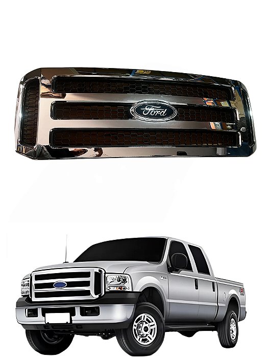 GRADE CROMADA F250 F350 F4000 DE 2007 A 2019