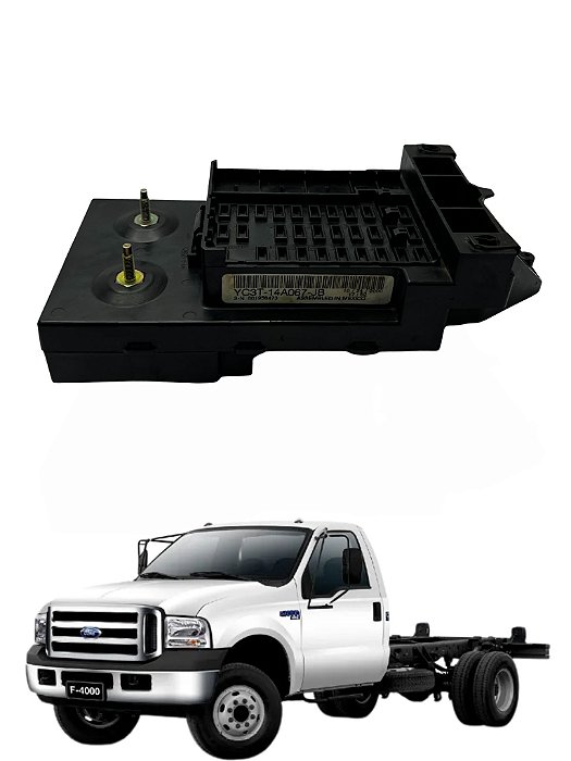 CENTRAL ELETRICA INTERNA DA CABINE FORD F350/F4000 DE 1998 A 2008