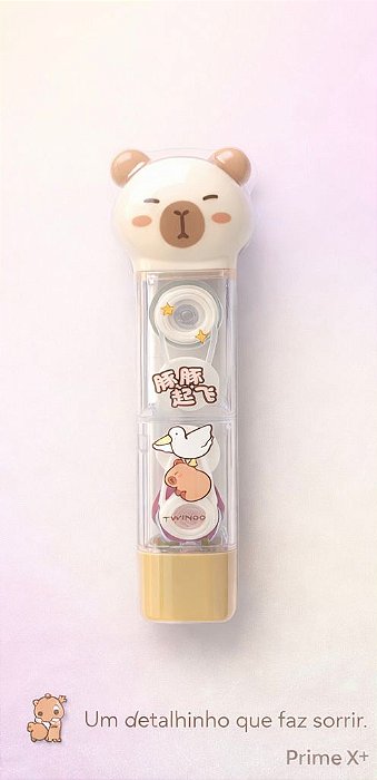 Fita Decorativa Capivara Kawaii para Planner e Cadernos | Prime X+