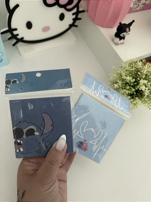 Bloquinhos de Anotações Autocolante Stitch 💙
