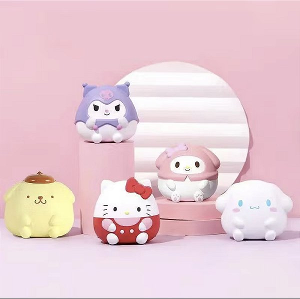 Squishy Sanrio Antiestresse Macio 7,5cm Personagens Kawaii