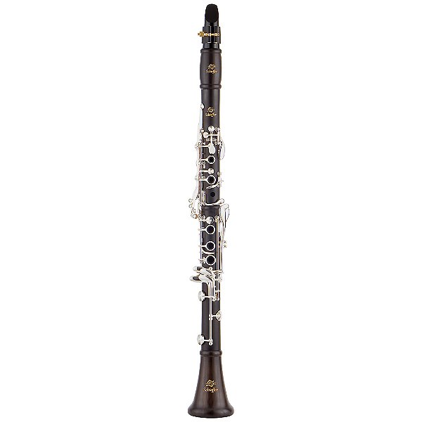 Clarinete Schieffer em Si bemol em madeira chaves prateadas #SCHCL-099