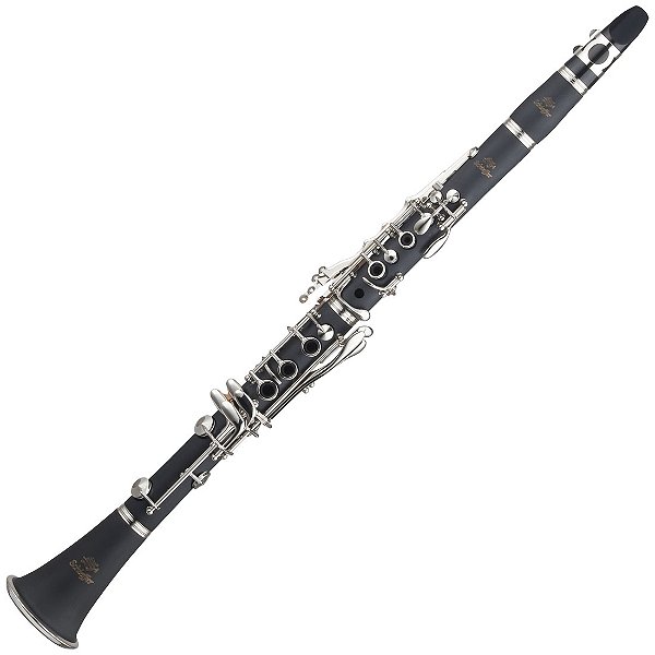 Clarinete Soprano Schieffer em Si bemol (Bb) em Ebonite (Fosco) com case e 17 chaves niqueladas - SCHCL-001b
