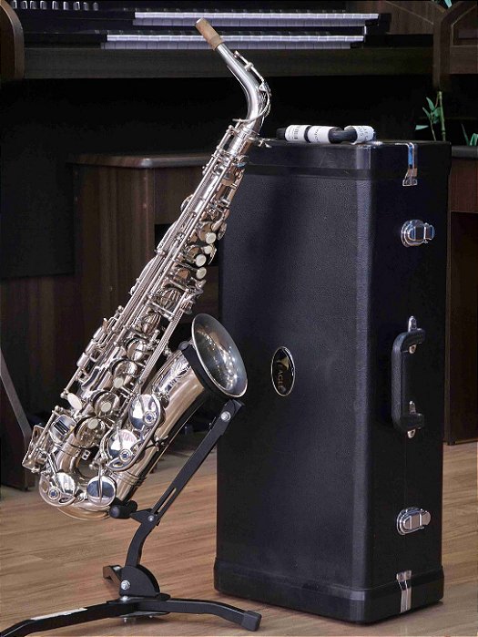 Sax Alto Eagle SA500 - Niquelado - Praticamente novo #012010025