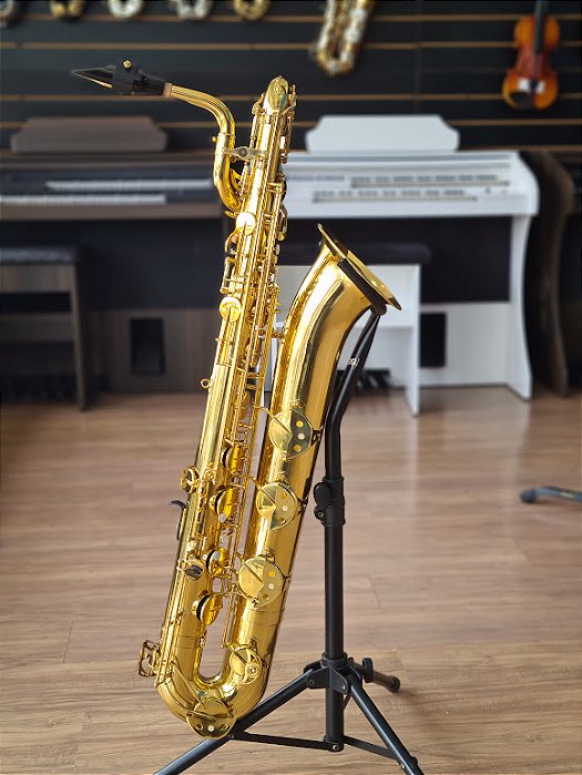 Sax Barítono Yamaha YBS-52 c/ lá grave original (SEMINOVO) #003381