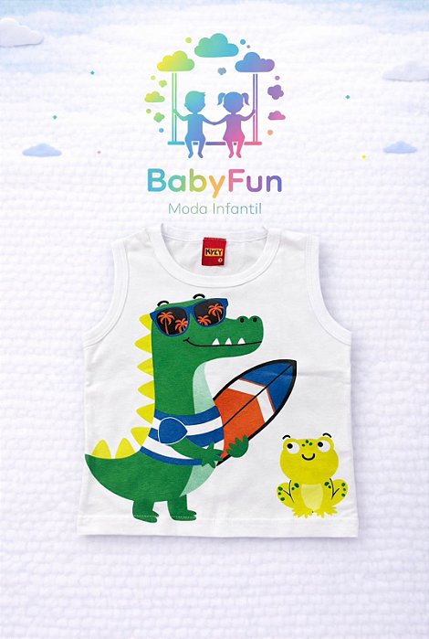 Camiseta Regata Kyly para Bebê Tamanho 1