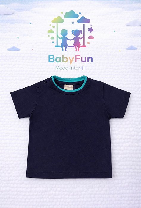 Camiseta Menino Milon Azul Marinho G