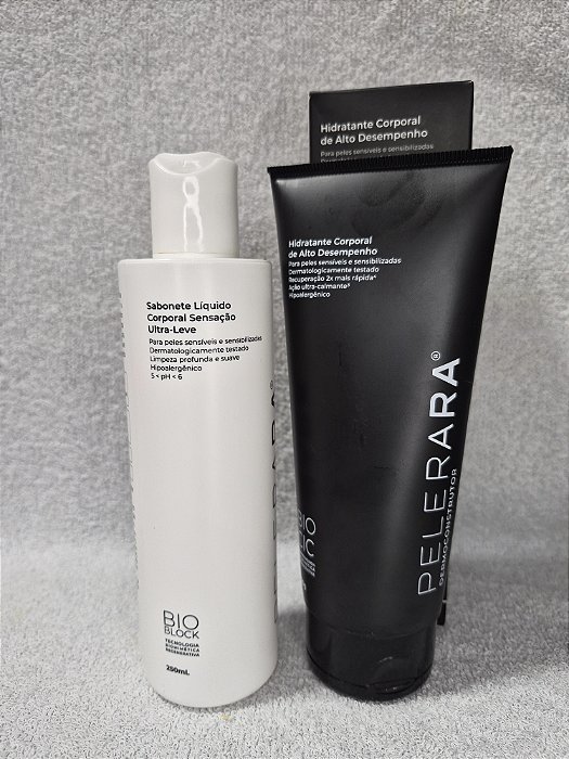 Kit Corporal Alto Desempenho Pele Rara - Hidratação e cuidados