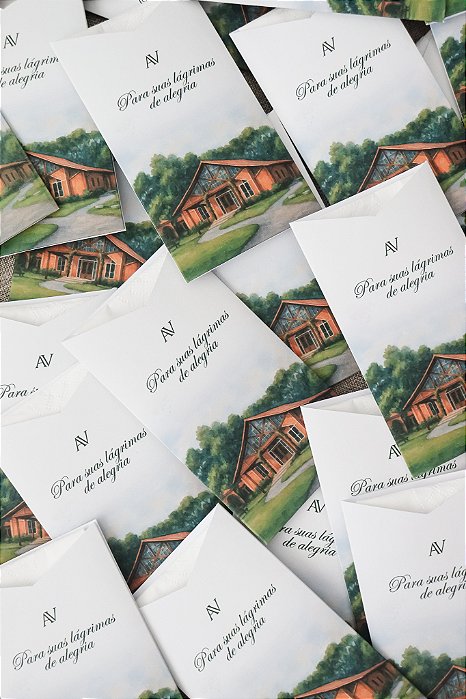 Lágrimas de Alegria | Envelope com Lenço
