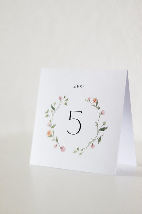 Número de mesa para eventos | Papelaria de casamento
