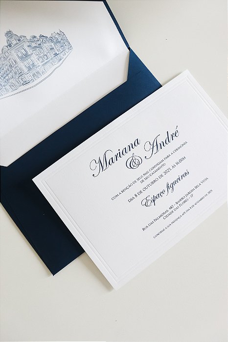 Convite de Casamento Personalizado