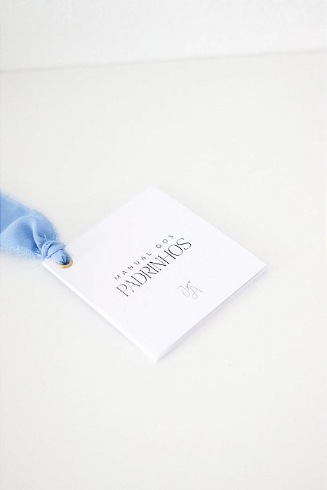 Manual dos Padrinhos para Casamento com fita rustica | Design personalizável