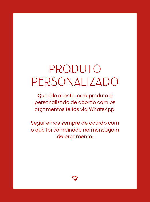 Tag com corte personalizado