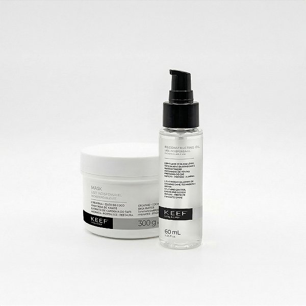 Reconstrução em Casa - Mask + Oil - Uso Indispensável