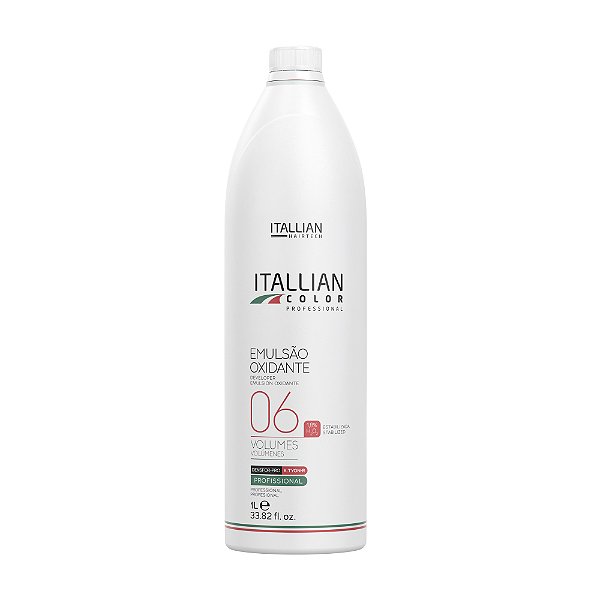 EMULSÃO OXIDANTE ESTABILIZADA ITALLIAN OXI 06 VOLUMES 1L