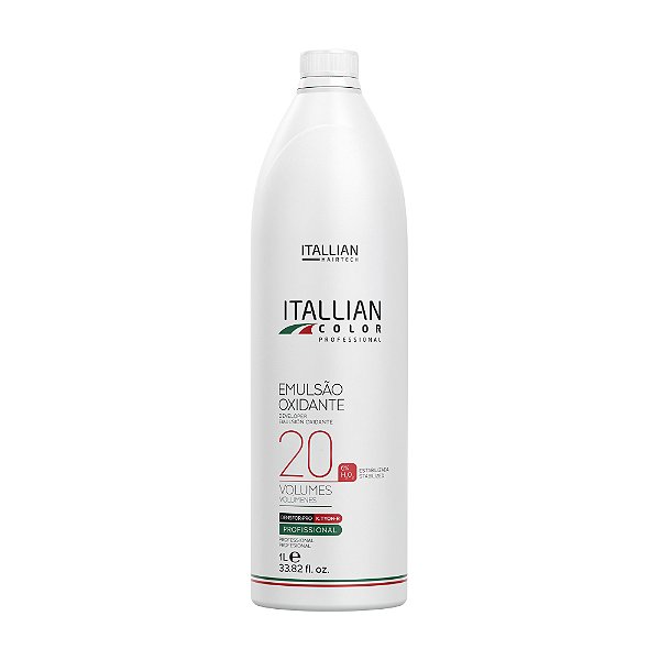 EMULSÃO OXIDANTE ESTABILIZADA ITALLIAN OXI 20 VOLUMES 1L