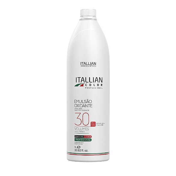 EMULSÃO OXIDANTE ESTABILIZADA ITALLIAN OXI 30 VOLUMES 1L