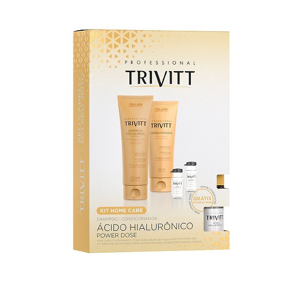 KIT HOME CARE TRIVITT COM ÁCIDO HIALURÔNICO