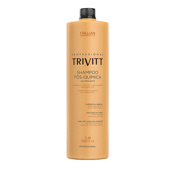 SHAMPOO PÓS-QUÍMICA PARA USO FREQUENTE 1L TRIVITT