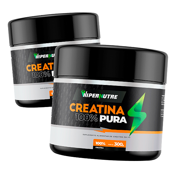 Combo: 2 Creatinas Monohidratada Pura 300g (600g Total)