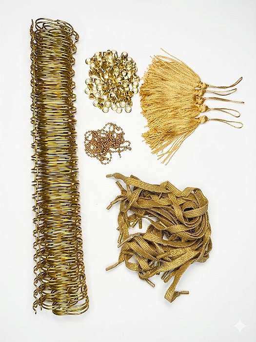 Kit Encadernação Wire-o 2x1 - Elástico Chato