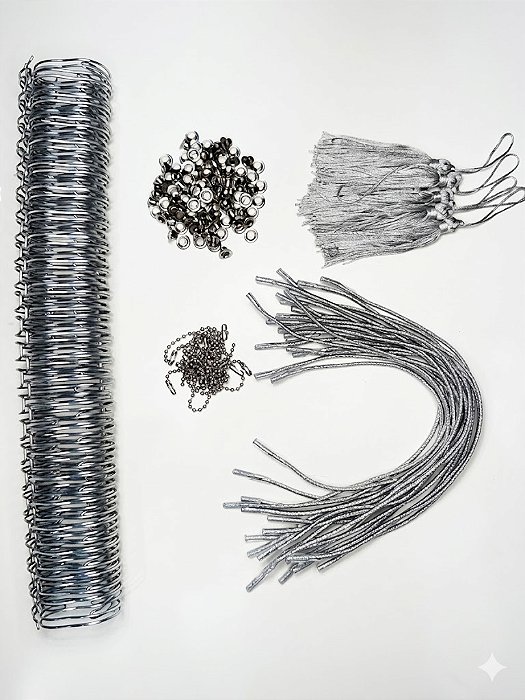 Kit Encadernação Wire-o 2x1 - Elástico Roliço