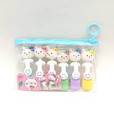 Kit Marca Texto coelho 6 Cores Pastel – Highlighter Fofo Escolar – Formato coelho