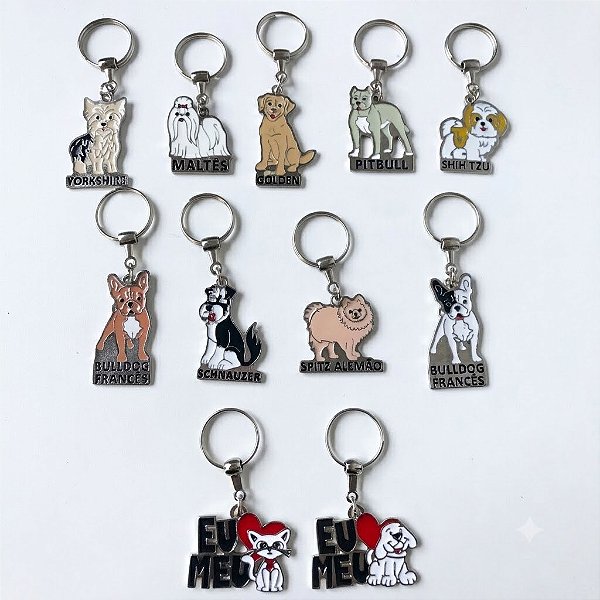 Chaveiro Cachorro Varias Raça
