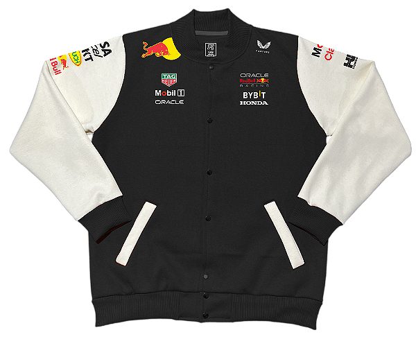 Moletom Varsity Red Bull Preto (unissex)