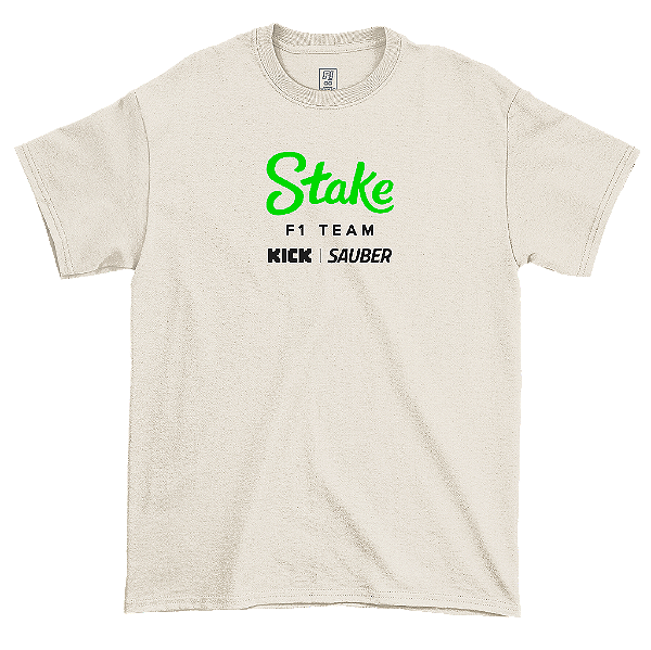 Camiseta Basic Stake Sauber Off White