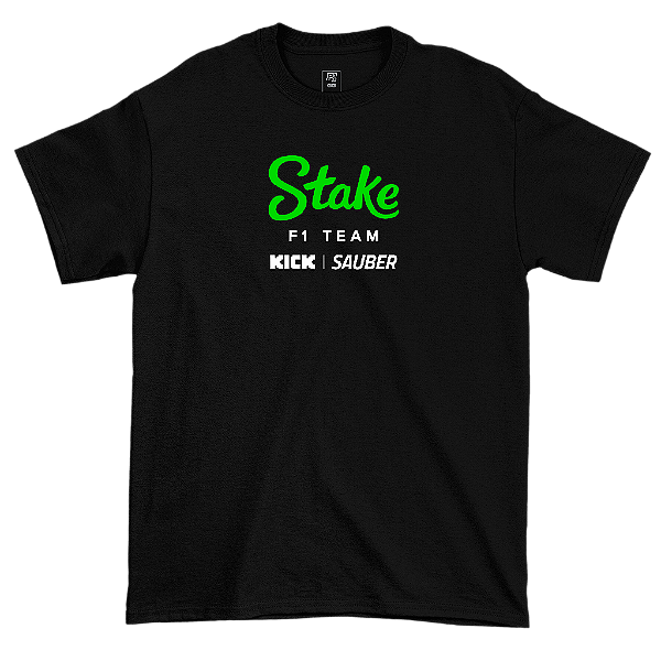 Camiseta Basic Stake Sauber Preta