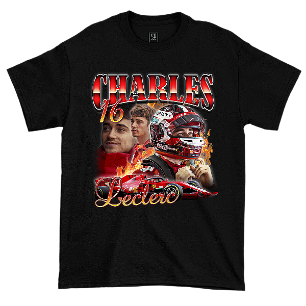 Camiseta Vintage Charles Leclerc