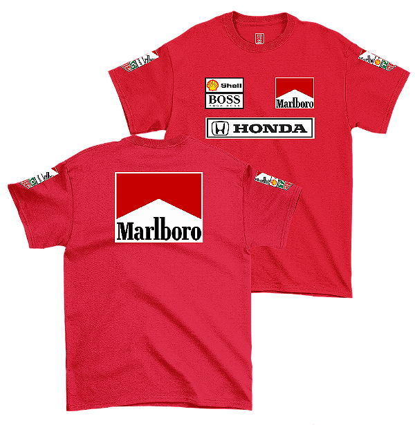Camiseta History  Marlboro Vermelha