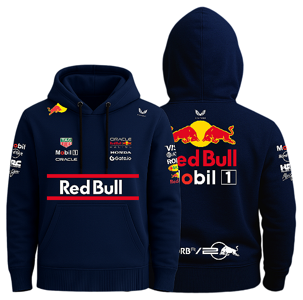 Moletom Red Bull Azul 2025 (unissex)