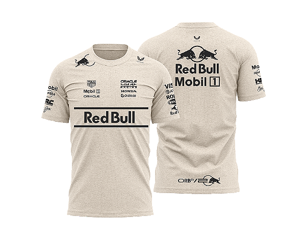 Camiseta Red Bull Racing Off White 2025